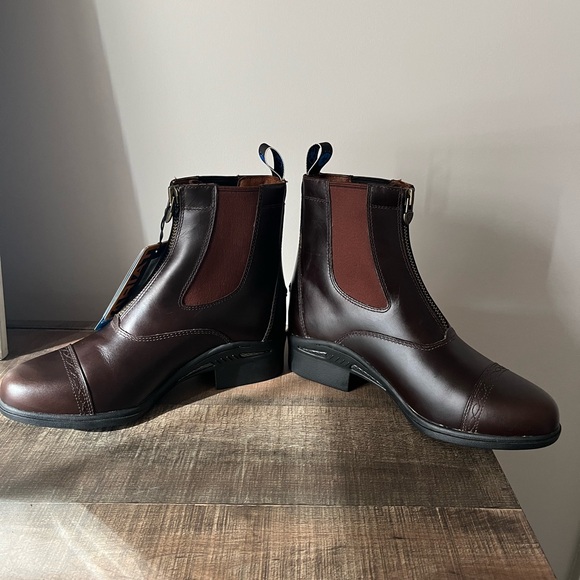 Ariat Women’s Cobalt XR Devon Pro Zip Up Paddock Riding Boots Brown Size 8 - Picture 9 of 12